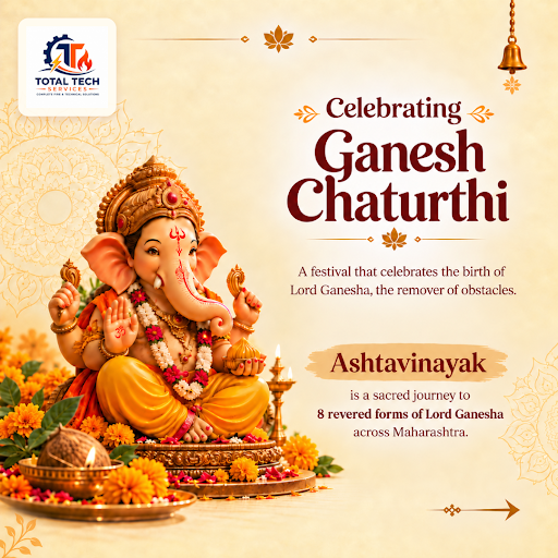 Total Tech Services celebrates Ganesh Chaturthi, embracing guidance and safety. Trust our fire fi… post image