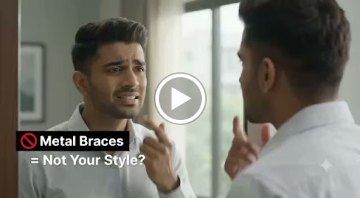 🦷 “टेढ़े-मेढ़े दाँतों को छुपाना नहीं… अब स्मार्ट तरीके से Straight करें!” 😍 post image