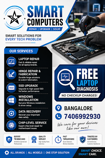 Is your laptop running slow, damaged, or not working properly? We provide expert laptop repair, h… post image