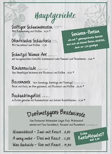 Speisekarte