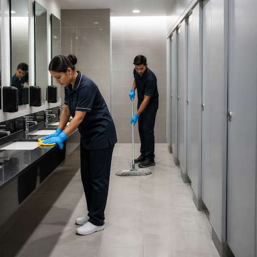 Maintain a spotless, odour-free washroom for your staff and visitors with Excellent Cleaning Serv…