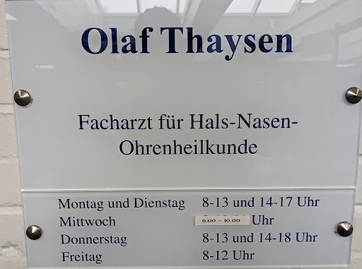 HNO Praxis Olaf Thaysen