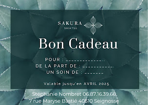 Photo n°6 de Sakura Shiatsu Seignosse à Seignosse (Centre de bien-être)