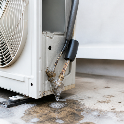 Is your AC not cooling like before or giving strange smells? It could be a gas leak that needs qu… post image
