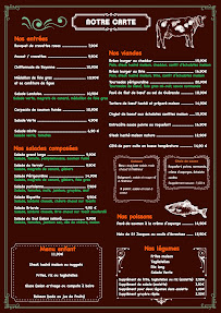 Menu Auberge du Bréon Page 1