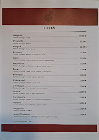 Menu Pizz'herria Page 1