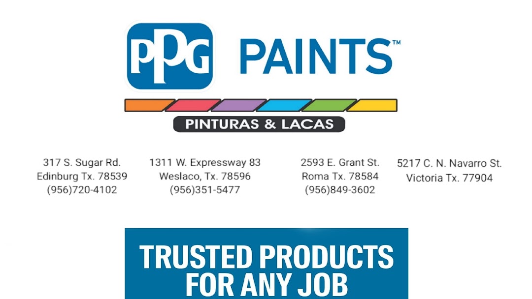 PPG Paints Pinturas y Lacas Paint Store in Edinburg