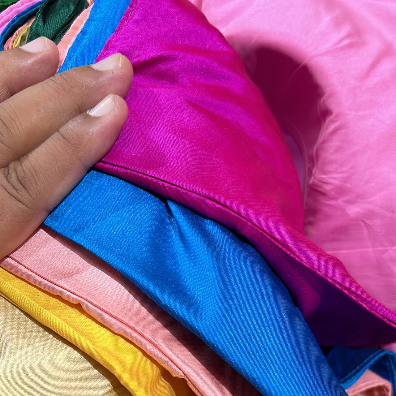 RISHIKA SILK Manufacturer wholesaler of Blouses kurti Dupatta plazo set leggings saree under