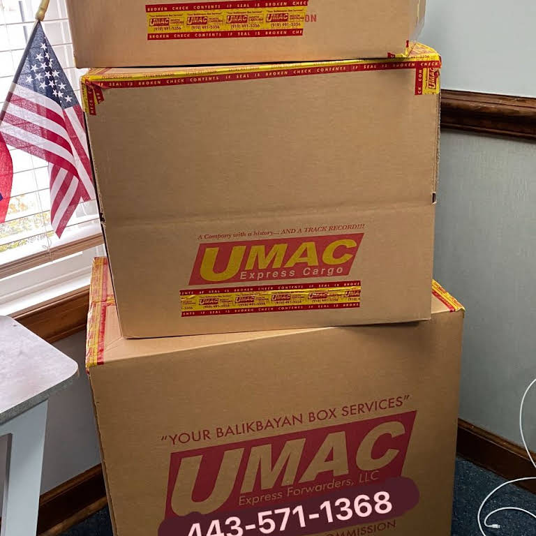 Balikbayan Box Umac Express Cargo North Myrtle Beach Freight