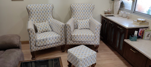 New high back chair post image