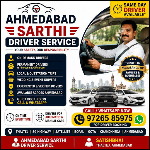 Looking for a driver in Ahmedabad?