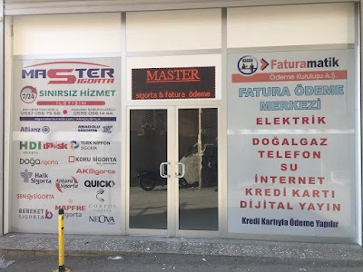 Master Sigorta ve Fatura ödeme noktası