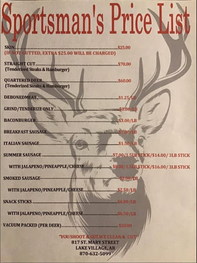 Sportsman's Deer Processing - Thumbnail