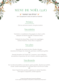 Menu Restaurant L'Aube des Sens Page 2