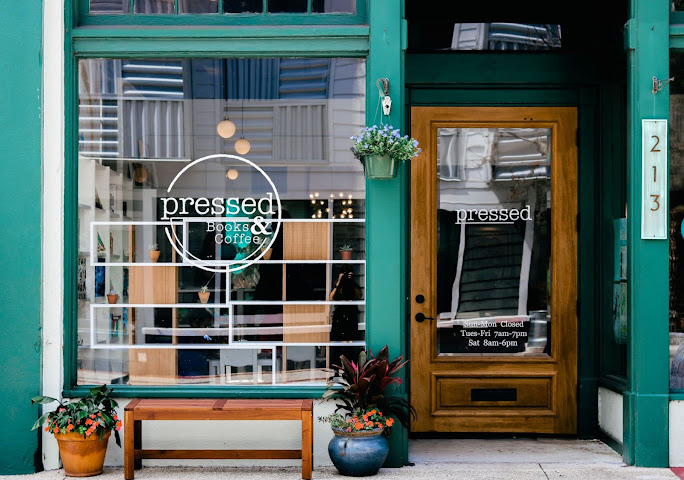 Pressed Books & Coffee by null