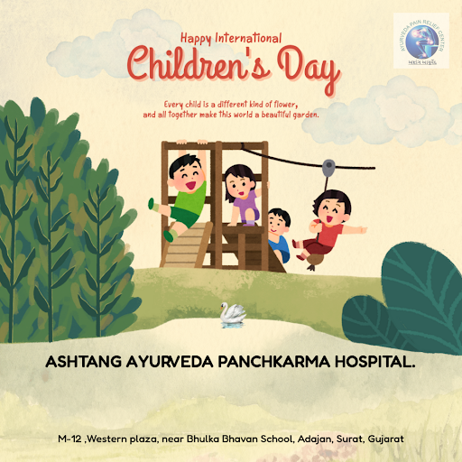 Wishing a Happy Children's Day to the little ones! At Ashtang Ayurveda Panchkarma Kendra in Surat… post image