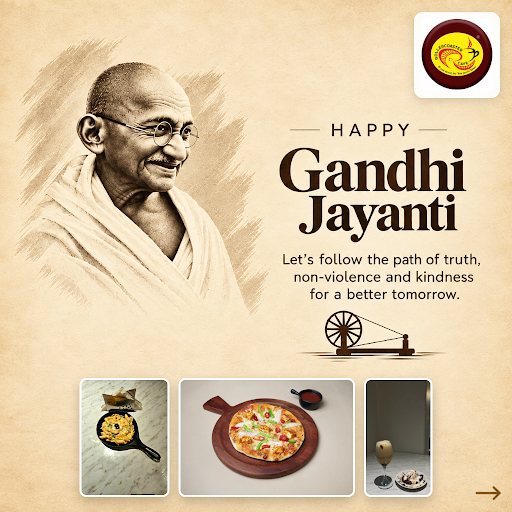 Celebrate Gandhi Jayanti at Roller Coaster Cafe with heartfelt gratitude and respect. Enjoy our t… post image