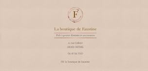 Photo n°3 de La boutique de Faustine à Rethel (Magasin de vêtements pour femmes)