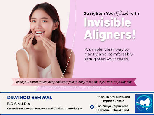 Straighten your teeth with ease using invisible aligners! These clear, custom trays gently shift… post image