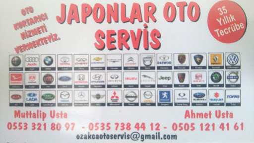 BODRUM YALIKAVAK JAPONLAR OTO ARAÇ SERVİS