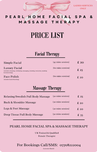 Pearl Home Facial Spa & Massage Specialist