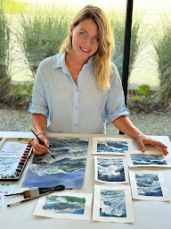 Photo n°10 de Céline Dodeman, Atelier Art en Baie, stage d'aquarelle, cours de dessin et arts plastiques à La Fresnais (Centre de loisirs)