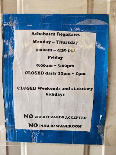 Athabasca Registries - Thumbnail