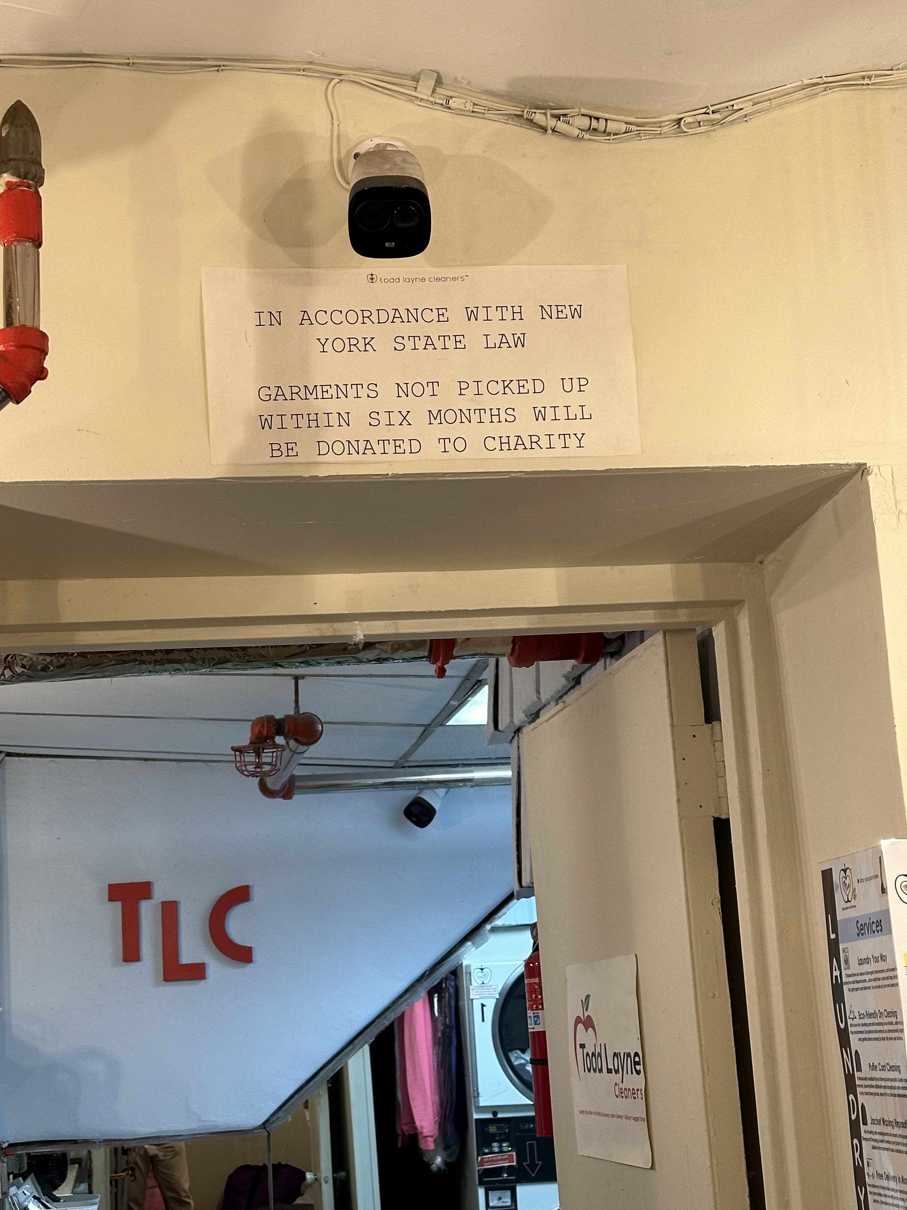 Clean laundry equipment at Todd Layne Cleaners and Laundromat in New York, NY