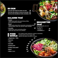 Menu Côté Thaï Page 1