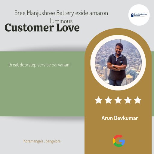 Arun Devkumar raves about his exceptional experience at Sree Manjushree Battery exide amaron lumi… post image