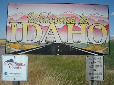 Welcome to Idaho sign