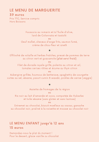 Menu Château de la Borde Page 3