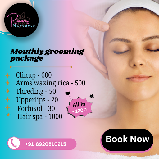 💥 Special Monthly Beauty Package at Riwaaz Makeover! 💥 post image