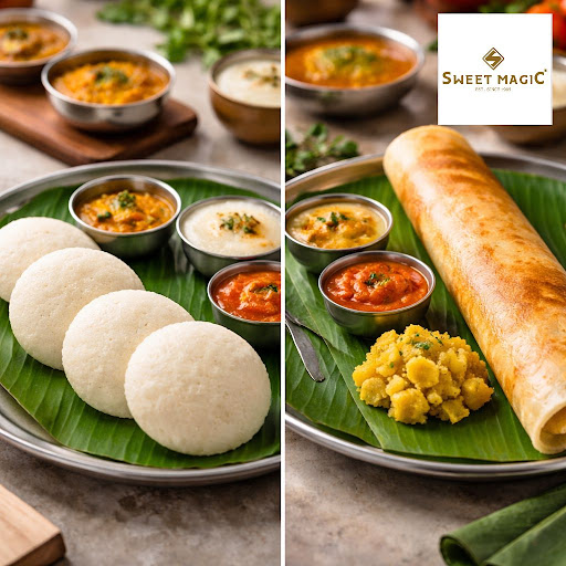 Soft idlis or crispy dosas – why choose just one? At Sweet Magic in Nanakramguda, we celebrate bo… post image