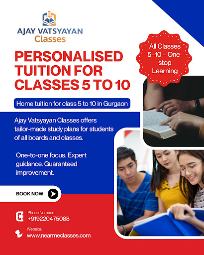 📚 Overcome Math Anxiety with Ajay Vatsyayan Classes – Your Supportive Learning Partner in Gurgaon!