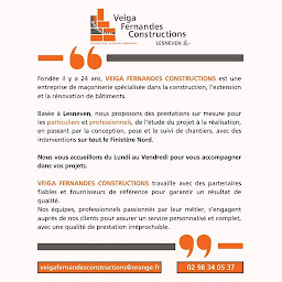 Photo n°5 de VEIGA FERNANDES CONSTRUCTIONS à Lesneven (Maçon)