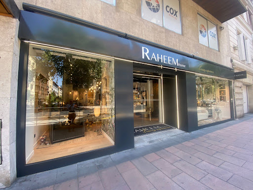 RAHEEM HOME. Tienda de muebles Barrio de Salamanca Logo