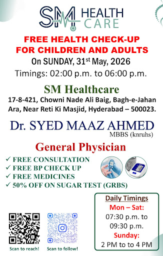 Free Health Camp in Hyderabad by SM Healthcare post image