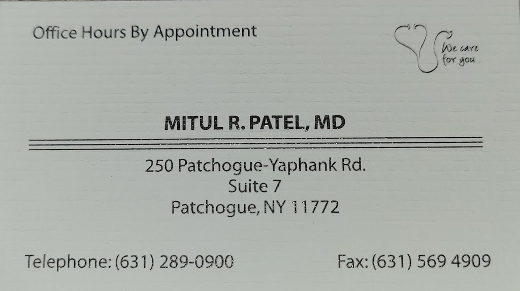 Dr Mitul R Patel