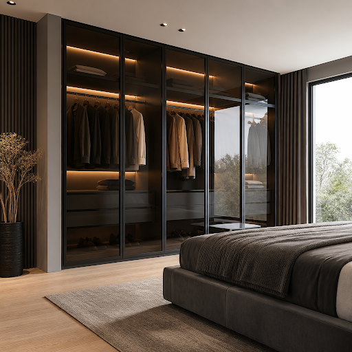 Transform your bedroom into a sleek, stylish retreat with modern wardrobe glass doors. At Shri Ba… post image