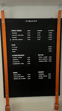 Menu SMAGER SMASH BURGER Page 1
