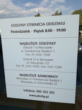 Bank Pko Bp Oddzial 122 Warszawa Warszawa Godziny Otwarcia 45 Powstancow Slaskich Kontakt