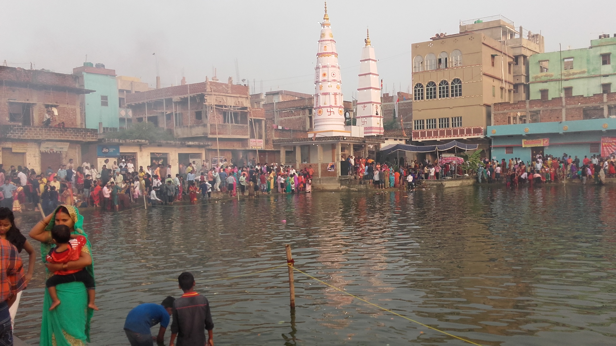 dhaneshwar ghat talab Biharsharif Smart City