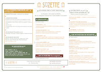 Menu Café Suzette Page 1