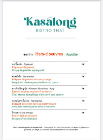 Menu Kasalong Page 2