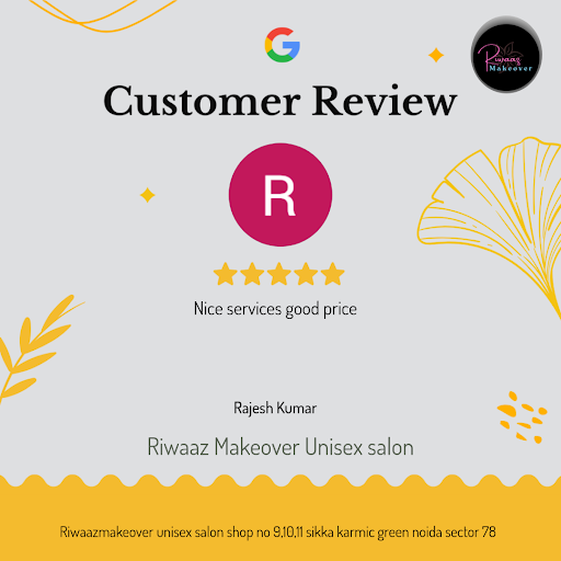 Rajesh Kumar raves about his experience at Riwaaz Makeover Unisex salon in Noida Sector 18! He lo… post image
