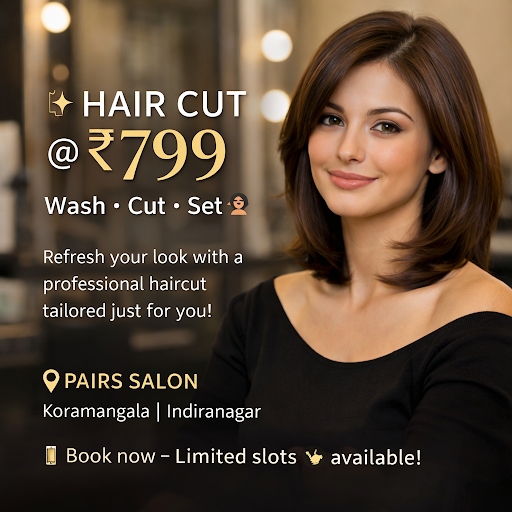 Looking for a professional hair cut in Indiranagar at an affordable price? post image