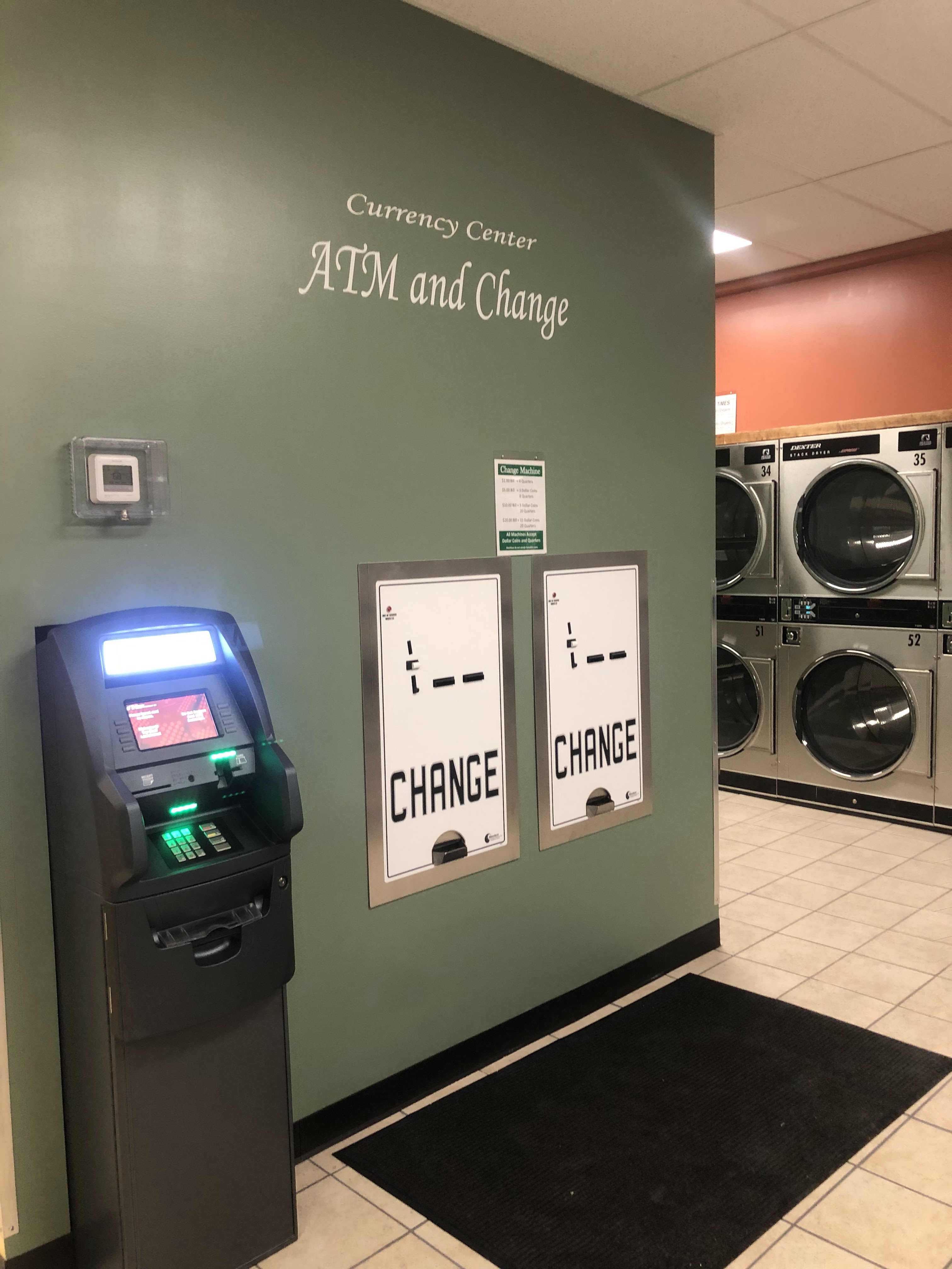 Clean laundry equipment at Top Shelf Laundromat and Wash-n-Fold in Tonawanda, NY