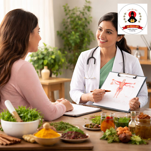 Struggling with PCOS, irregular periods, weight gain, acne or mood swings? At Shree Vishwahari Ay… post image