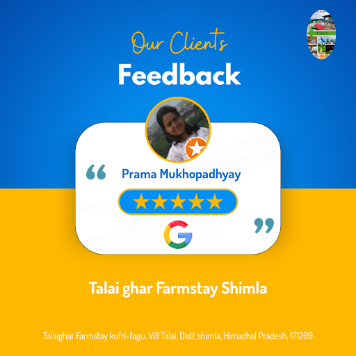 "Prama Mukhopadhyay's stay at Talai ghar Farmstay Shimla was truly unforgettable! She loved the s… post image